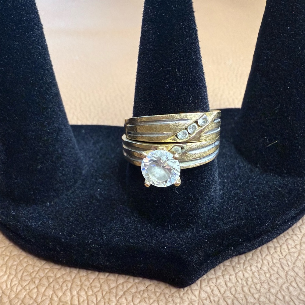 10K Antique Ring set 5.9 Grams